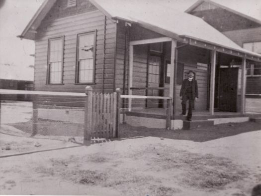 Canberra Post Office, Acton, with man in front