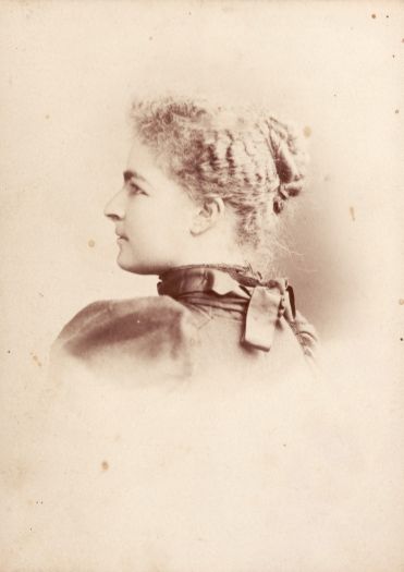 Portrait of a woman only identified as Kate