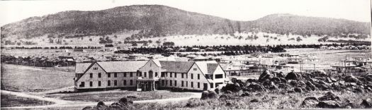 Ainslie (now Braddon) showing the Hotel Ainslie in foreground.
