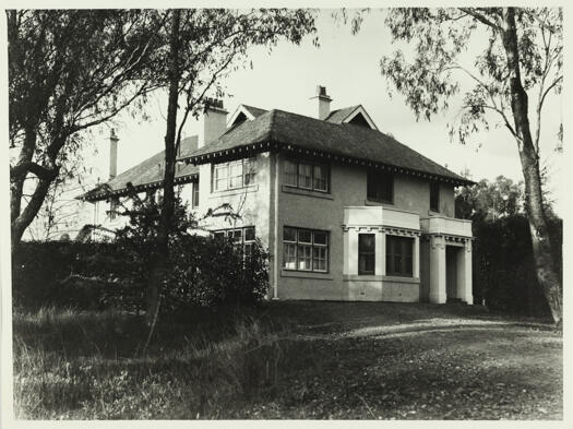 Canberra House, the two-storey residence of the Administrator, later the ANU Staff Centre