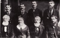 Wotherspoon family. Back row left to right: Ken, Andrew, Willie, Robert.

Front row: Andrew, Elizabeth, James, Walter.