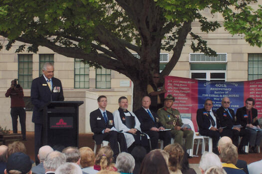 Steve Gower, Director Australian War Memorial addressing audience