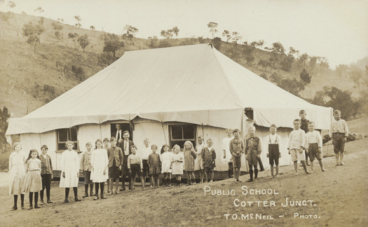 Cotter School tent 1914-1917