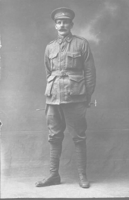 Portrait of Howard Norman Blundell of Condor House, Uriarra, in uniform.
