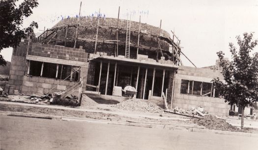 Civic Theatre during construction
