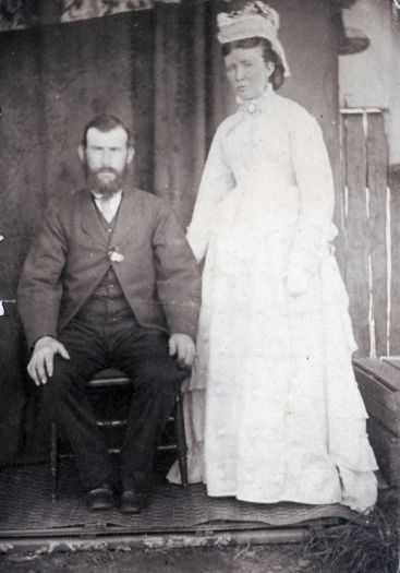 Marriage of Emma Kaye and Francis William Eglington. They were married in Yass in 1875.