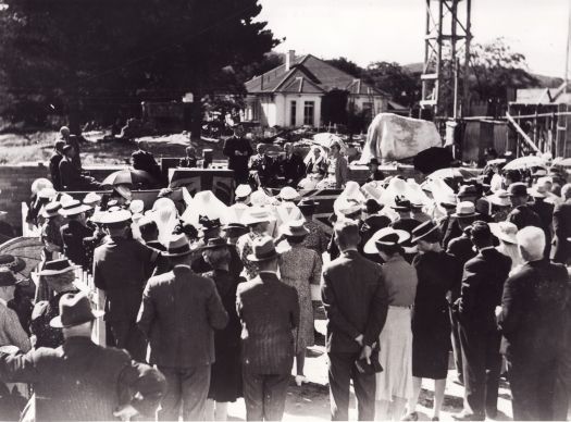 Foundation stone ceremony, Canberra Hospital