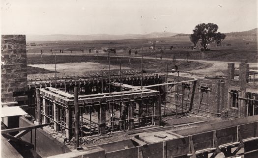 Parliament House under construction