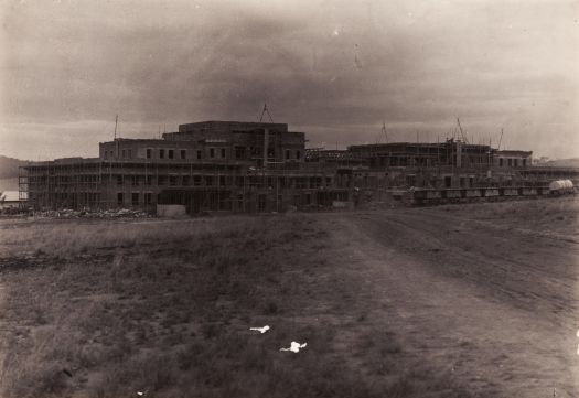 Parliament House under construction