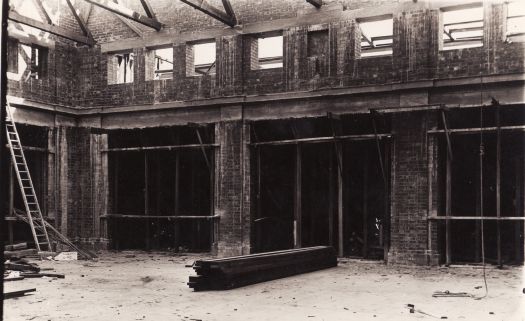 King's Hall in Parliament House, under construction.