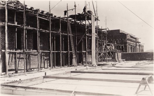 Parliament House under construction