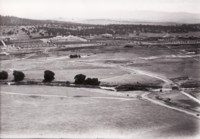 Parliament House and Scott's Crossing; aerial view from north.