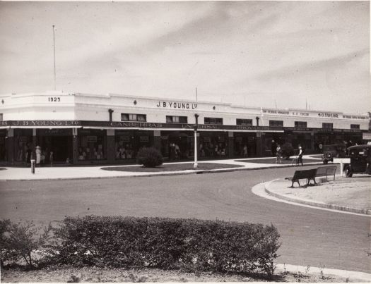 Kingston shops, corner Giles and Jardine Streets, JB Young store