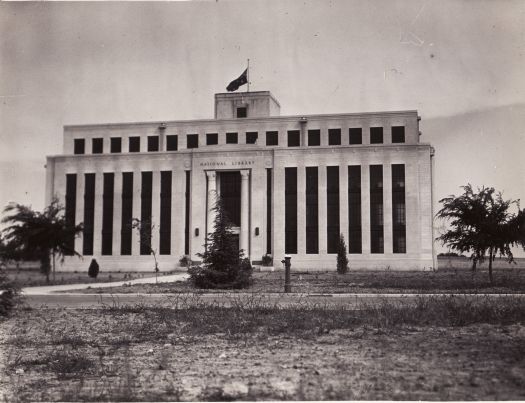 Original National Library from west side of King's Avenue