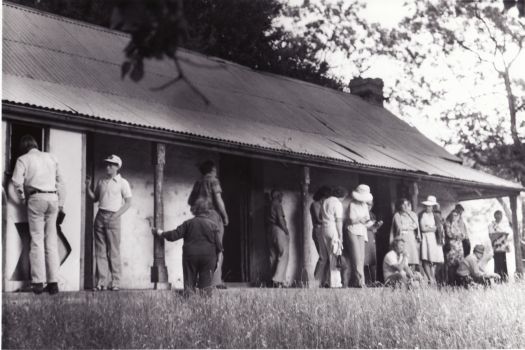 Inspecting Booroomba Homestead