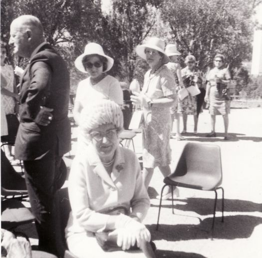 Commencement Stone ceremony, Alma Wood, Tom Lawrence