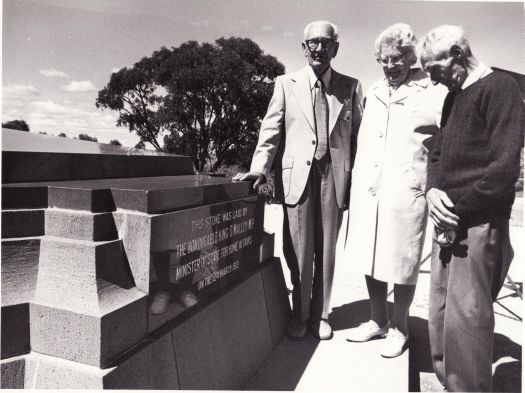 Ceremony at Foundation Stone