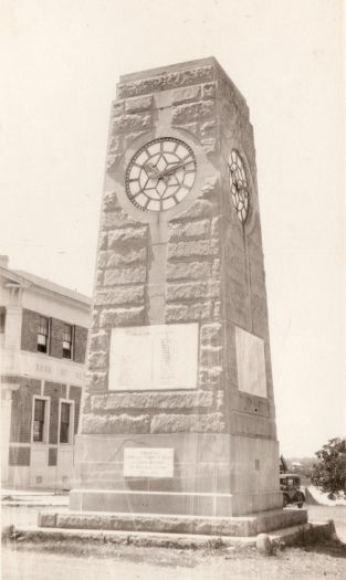 Taree district memorial clock