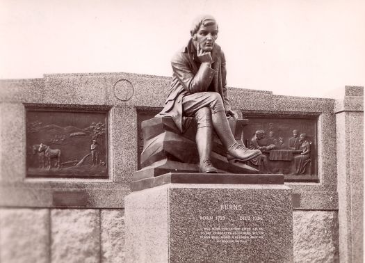 Robert Burns Memorial statue, Forrest, on the corner of National Circuit and Canberra Avenue.