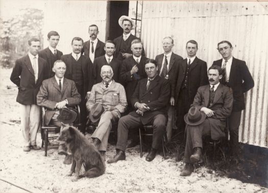 Felix Broinowski and Drawing Office staff