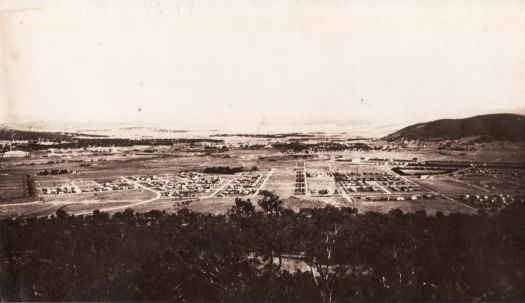 View from Mt Ainslie to Parliament House