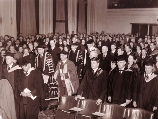 Part of academic procession, Albert Hall