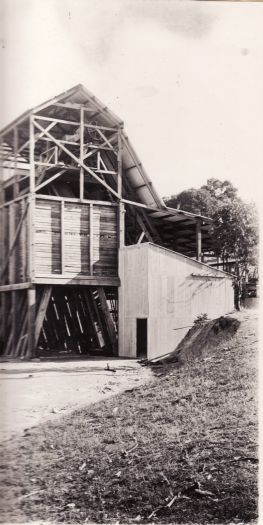 Front view of Mugga quarry