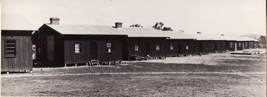 Portable cottages at Acton