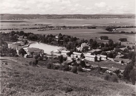 RMC Duntroon from Mt Pleasant looking east over parade ground