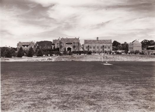 Church of England Boy's Grammar School from Flinders Way across oval