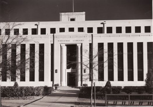 The National Library building on King's Avenue, Barton. 