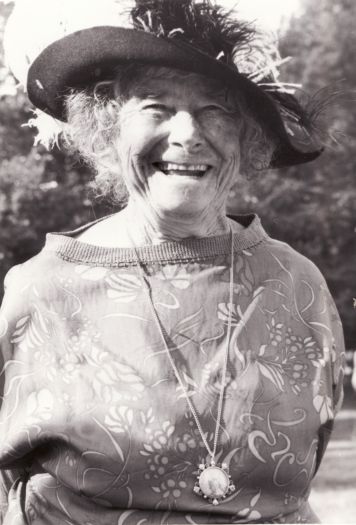 Connie (Constance Louise) Young at 'Save Glebe Park' rally