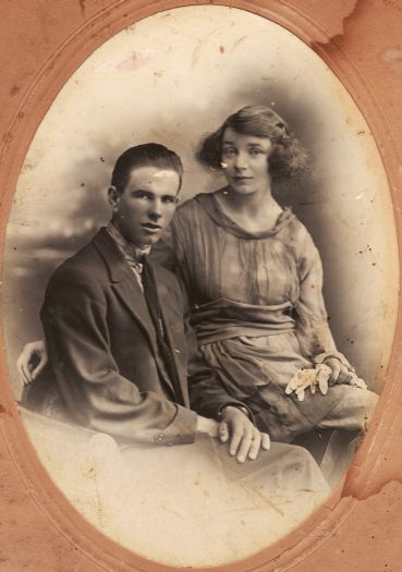 Portrait of Claude Rottenberry and Patricia Rottenberry (nee Curran)