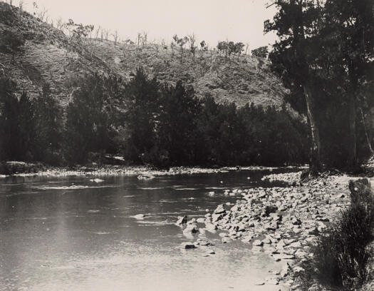 Murrumbidgee River downstream from Cotter junction