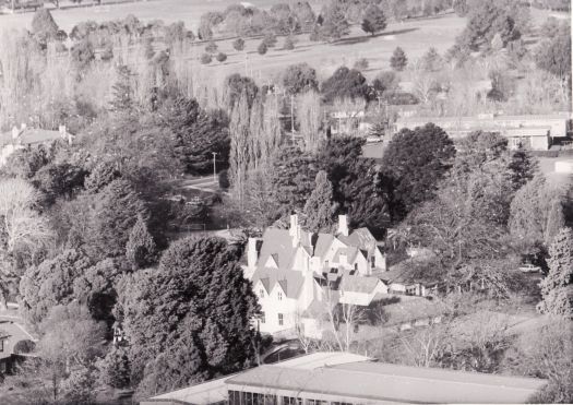 View of Duntroon House from Mt Pleasant. The RMC Golf Course is in the background.