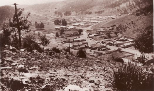 View of Captains Flat from near the mine.