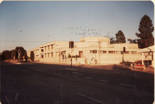 Early morning view of the new Court House, Queanbeyan