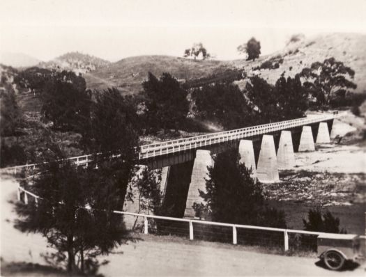 Bridge over the Murrumbidgee River near the Cotter Dam.