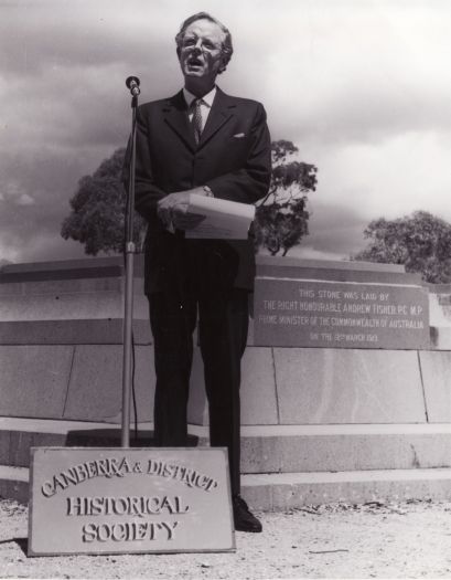 CDHS Canberra Day ceremony on Capital Hill - Justice RA Blackburn