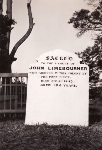 Tomb of first-fleeter in grounds of St John's, Ashfield