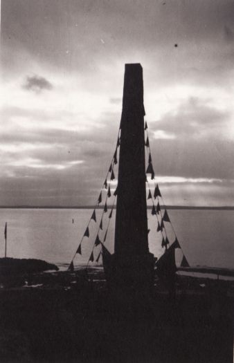 Captain Cook memorial, Kurnell, rear view