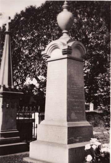 Tomb of Simeon Henry Pearce in St Jude's cemetery, Randwick