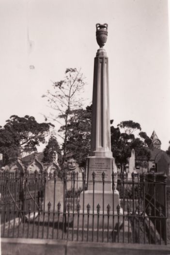 Tomb of Elizabeth Underwood of \"Ashfield Park\", 1858