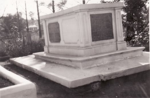 Tomb of the Rev Samuel Marsden, 1838, Parramatta
