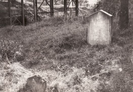 Grave of James Ferguson, killed by lightning, 1859