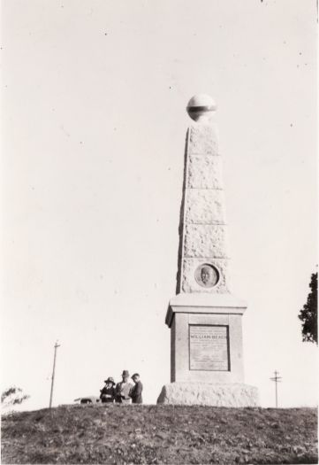 Obelisk at Cabarita in memory of William Black