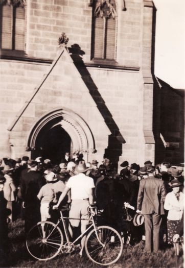 Western door of St Stephen's Church, Newtown