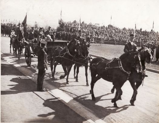 Opening of Parliament House - the arrival of the royal visitors