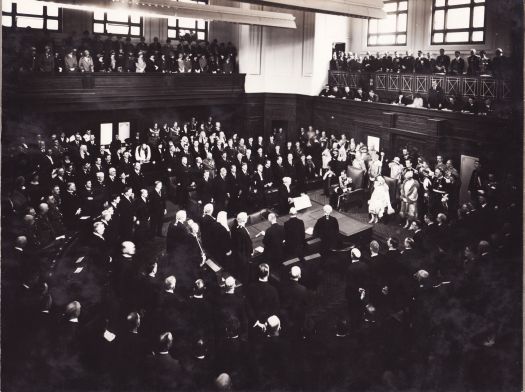 Ceremony at the opening of Parliament House