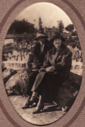 Two woman, unidentified